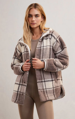 Z SUPPLY CROSS COUNTRY PLAID JACKET - Shop Doll OC