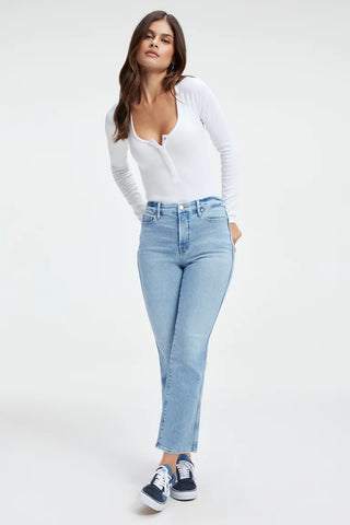 Good American Good Curve Straight Jeans - Shop Doll OC