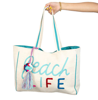 Katydid Beach LIfe Tote Beach Bag - Shop Doll OC