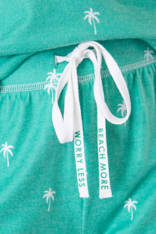 P.J. Salvage Beach More Worry Less Lounge Shorts - Shop Doll OC