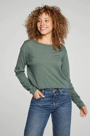 CHASER LONG SLEEVE CROPPED TOP - Shop Doll OC